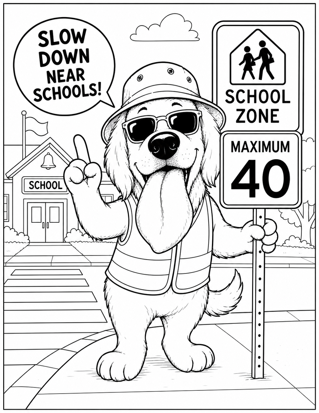 Toby colouring page 13